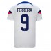 forente stater Jesus Ferreira #9 Hjemmedrakt VM 2022 Kortermet